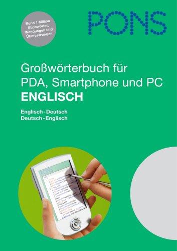 PONS Großwörterbuch Englisch (PC+PDA)