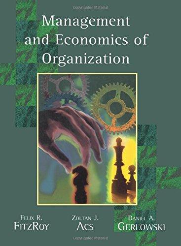 Management and Economics of OrganiZations