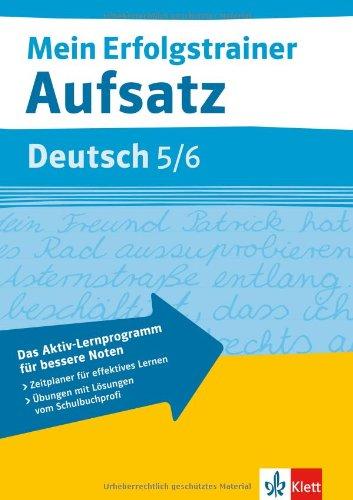 Mein Erfolgstrainer Aufsatz Deutsch 5./6. Klasse