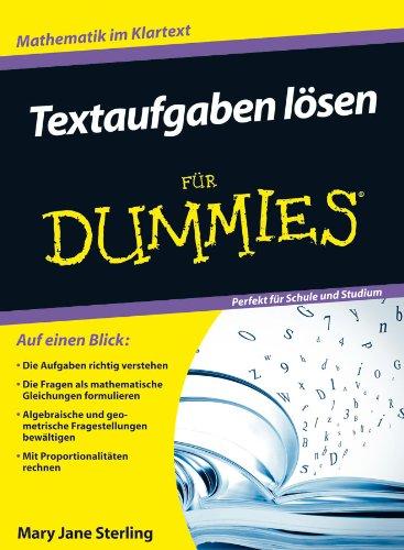 Textaufgaben lösen für Dummies (Fur Dummies)