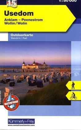 Outdoorkarte 09. Usedom 1 : 50.000: Anklam - Peenestrom