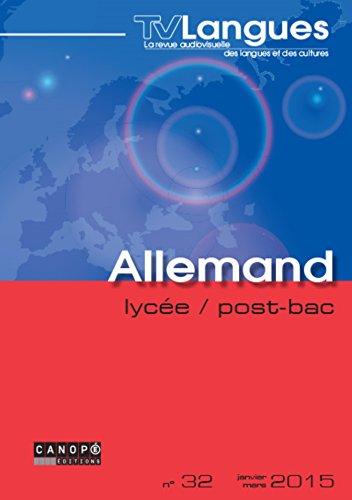 Tvlangues Allemand Lycee N 32 Janvier 2015