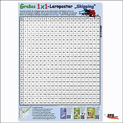 Großes 1x1-Lernposter --Skipping--