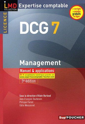 Management, licence DCG 7 : manuel & applications : 2009-2010