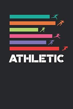 Leichtathletik Trainingsbuch: Tagebuch für alle Leichtathleten und Sportler ♦ Trainingsjournal für über 100 Einträge ♦ 6x9 Format ♦ Motiv: Athletic 2