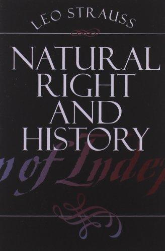 Natural Right and History (Walgreen Foundation Lectures)