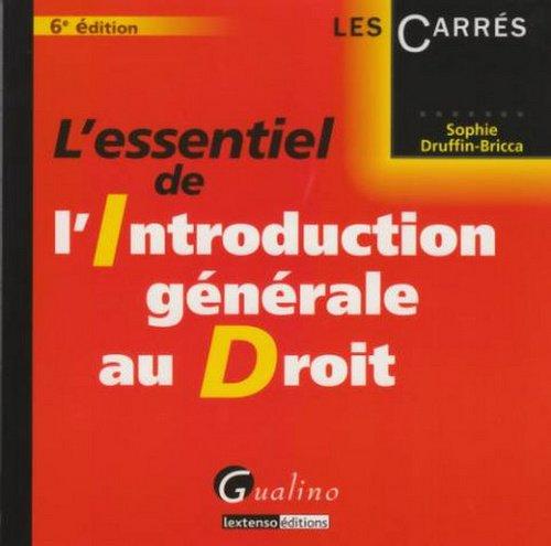 L'essentiel de l'introduction générale au droit