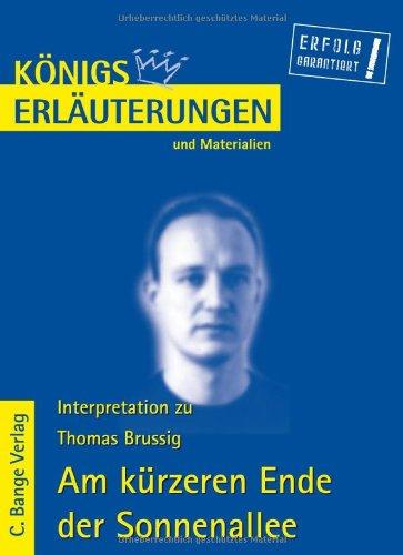 Königs Erläuterungen und Materialien, Bd.409, Am kürzeren Ende der Sonnenallee