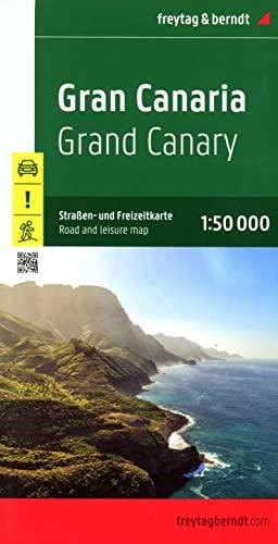 Gran Canaria, Straßen- und Freizeitkarte 1:50.000, freytag & berndt: Mit Infoguide, Besondere Ausflugsziele, Wanderwege (freytag & berndt Auto + Freizeitkarten)