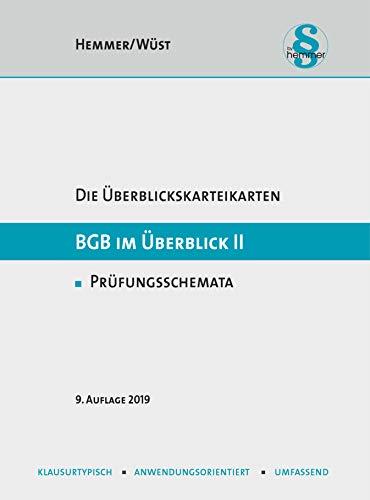 BGB im Überblick 2. Karteikarten: Übersichtskarten. Familienrecht, Erbrecht, Arbeitsrecht, Handelsrecht, Gesellschaftsrecht, ZPO 1, ZPO 2