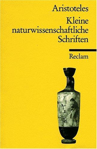 Kleine naturwissenschaftliche Schriften (Parva naturalia)