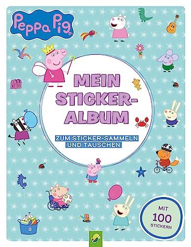 Peppa Pig Mein Stickeralbum mit 100 Stickern: 24 beschichtete Seiten für das einfache Ablösen und Tauschen deiner Stickersammlung | Ab 3 Jahren