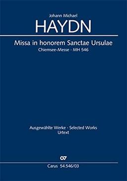 Missa in honorem Sanctae Ursulae (Klavierauszug): Chiemsee-Messe MH 546, 1793: Soli SATB, Chor SATB. Lateinisch