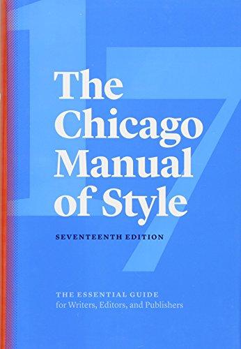 The Chicago Manual of Style