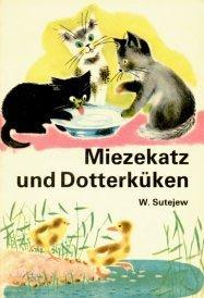 Miezekatz und Dotterküken