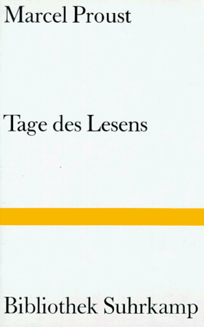 Tage des Lesens. Drei Essays.