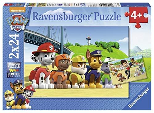 Ravensburger Spieleverlag Heldenhafte Hunde. Puzzle 2 x 24 Teile