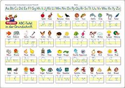 Fragenbär-Lerntafel: ABC-Tafel in der Grundschrift, 32 x 22,5 cm: stabiler Karton, folienbeschichtet, wiederbeschreibbar mit abwischbaren ... ohne Stift) (Lerne mehr mit Fragenbär)