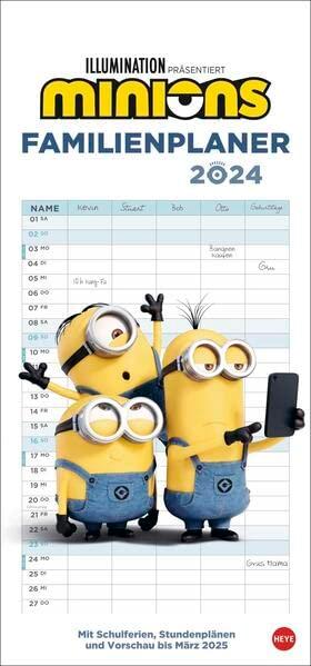 Minions Familienplaner 2024