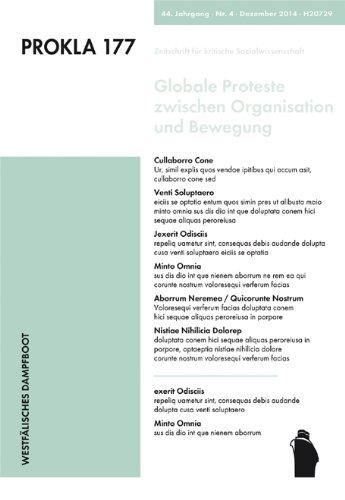 Globale Proteste zwischen Organisation uns Bewegung (PROKLA)