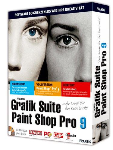 Franzis Grafik Suite Paint Shop Pro 9. 2 CD-ROMs ab Windows 98 SE/ME/XP.