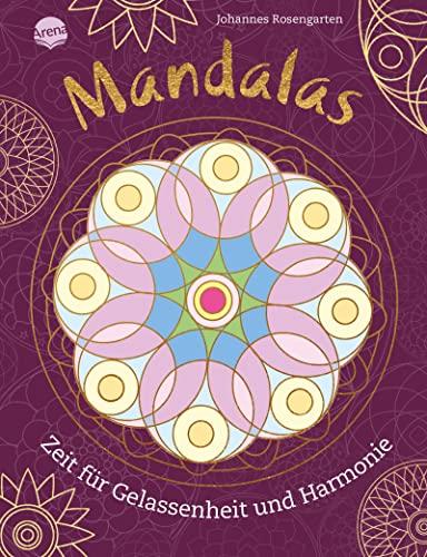 Mandalas. Zeit für Gelassenheit und Harmonie: 40 Mandalas zum Ausmalen und Entspannen für Kinder und Erwachsene (Mein dicker Mandala-Malblock)