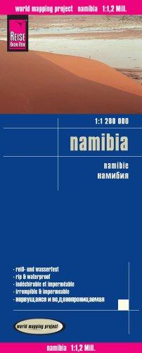 Namibia 1 : 1 200 000: Exakte Höhenlinien. Höhenschichten-Relief. GPS-tauglich durch Gradnetz. Klassifiziertes Straßennetz. Ausführlicher Ortsindex