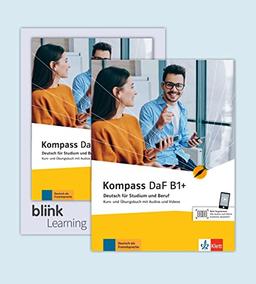 Kompass DaF B1+ - Media Bundle: Deutsch für Studium und Beruf. Kurs- und Übungsbuch mit Audios/Videos inklusive Lizenzcode für das Kurs- und ... (Kompass DaF: Deutsch für Studium und Beruf)