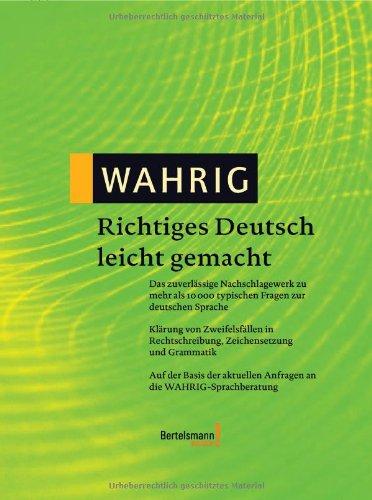 Wahrig Richtiges Deutsch leicht gemacht