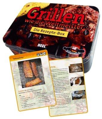 Grillen wie die Weltmeister - Die Rezepte-Box, (inkl. Grillfibel in Metallbox)