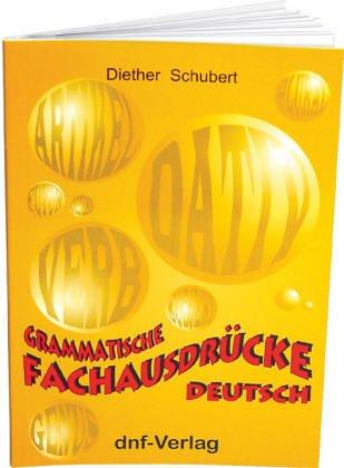 Grammatische Fachausdrücke : Deutsch