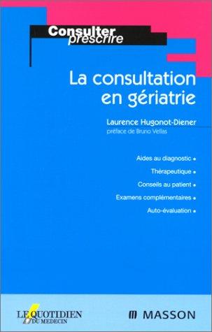 La consultation en gériatrie