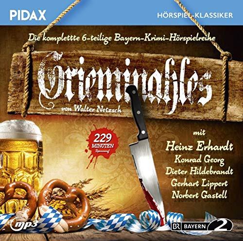 Grieminahles / Die komplette 6-teilige Krimi-Hörspielreihe, u.a. mit Heinz Erhardt, Dieter Hildebrandt (Pidax Hörspiel-Klassiker)