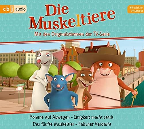 Die Muskeltiere – Hörspiel zur TV-Serie 01: Pomme auf Abwegen. Einigkeit macht stark. Das fünfte Muskeltier. Falscher Verdacht