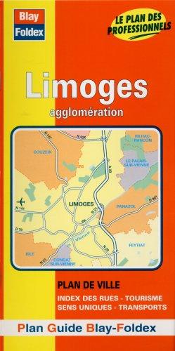 Plan de ville : Limoges (avec un index)