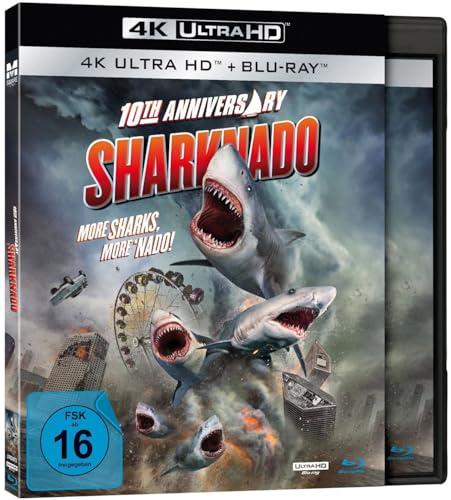 Sharknado - More Sharks more Nado Extended 4K-Edition (UHD+Blu-ray Sonderauflage im Hai-Schuber, limitiert auf 500 Stück)