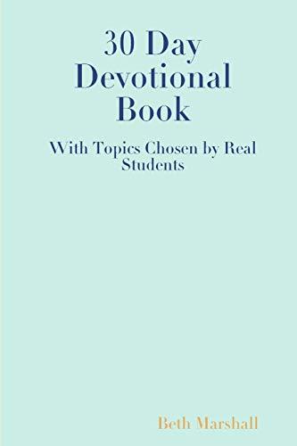 30 Day Devotional Book for Students