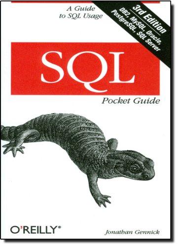 SQL Pocket Guide (Pocket Guides)