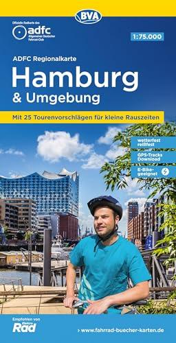 ADFC-Regionalkarte Hamburg und Umgebung, 1:75.000, mit Tagestourenvorschlägen, reiß- und wetterfest, E-Bike-geeignet, GPS-Tracks-Download (ADFC-Regionalkarte 1:75000)