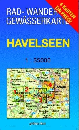 Rad-, Wander- und Gewässerkarten-Set: Havelseen: Mit den Karten: "Havelseen 1: Brandenburg/Havel", "Havelseen 2: Beetzsee - Ketzin", "Havelseen 3: ... Wannsee zum Tegler See". Maßstab 1:35.000.