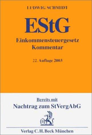 Einkommensteuergesetz (EStG), Kommentar