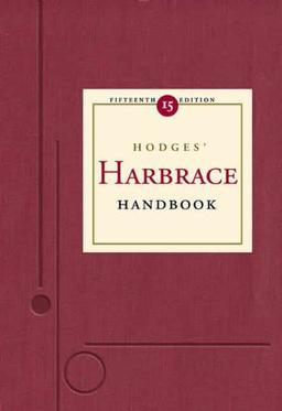 Hodges' Harbrace Handbook (Hodges' Harbrace Handbook with APA Update Card)