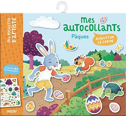 Pâques : mes autocollants Augustin le lapin