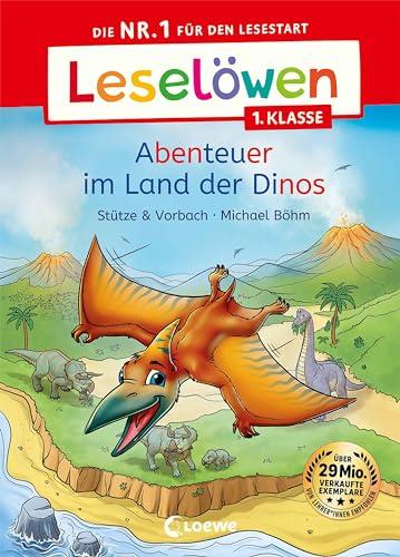 Leselöwen 1. Klasse - Abenteuer im Land der Dinos: Die Nr. 1 für den Lesestart - Mit Leselernschrift ABeZeh - Erstlesebuch für Kinder ab 6 Jahren