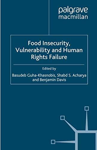 Food Insecurity, Vulnerability and Human Rights Failure (Studies in Development Economics and Policy)