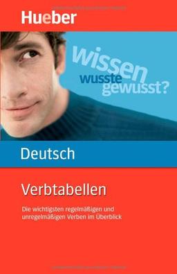 Verbtabellen Deutsch: Die wichtigsten regelmäßigen und unregelmäßigen Verben im Überblick