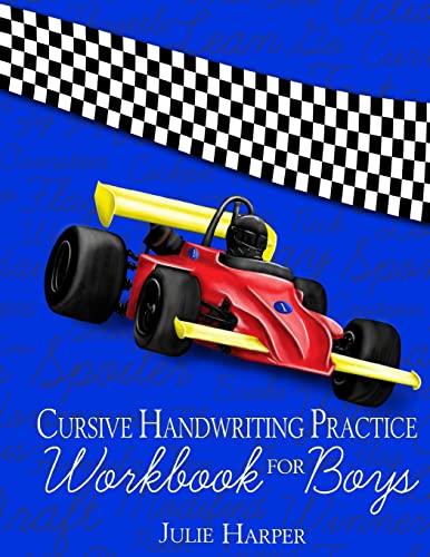 Cursive Handwriting Practice Workbook for Boys