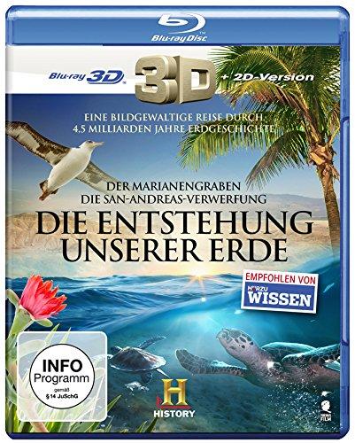 Die Entstehung unserer Erde: Die San Andreas Verwerfung & Der Marianengraben (History) [3D Blu-ray + 2D Version]