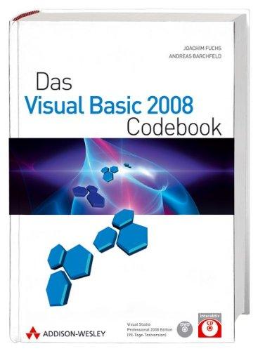 Das Visual Basic 2008 Codebook inkl. Repository, eBook und 90-Tage-Evaluierungsversion Visual Studio 2008: 2 Bände