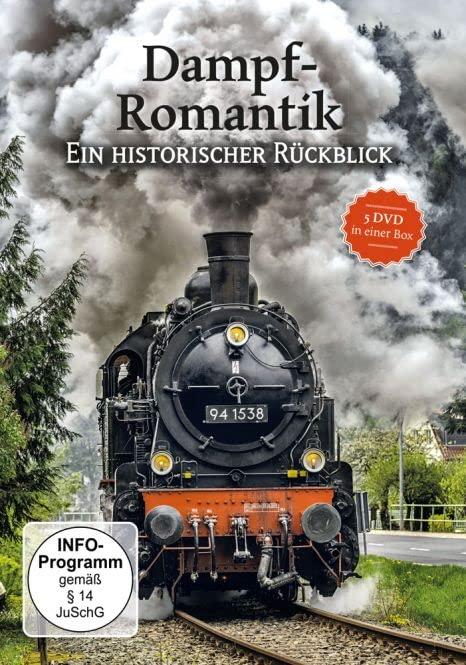 Dampf-Romantik. Ein historischer Rückblick. 5 DVD-Box.